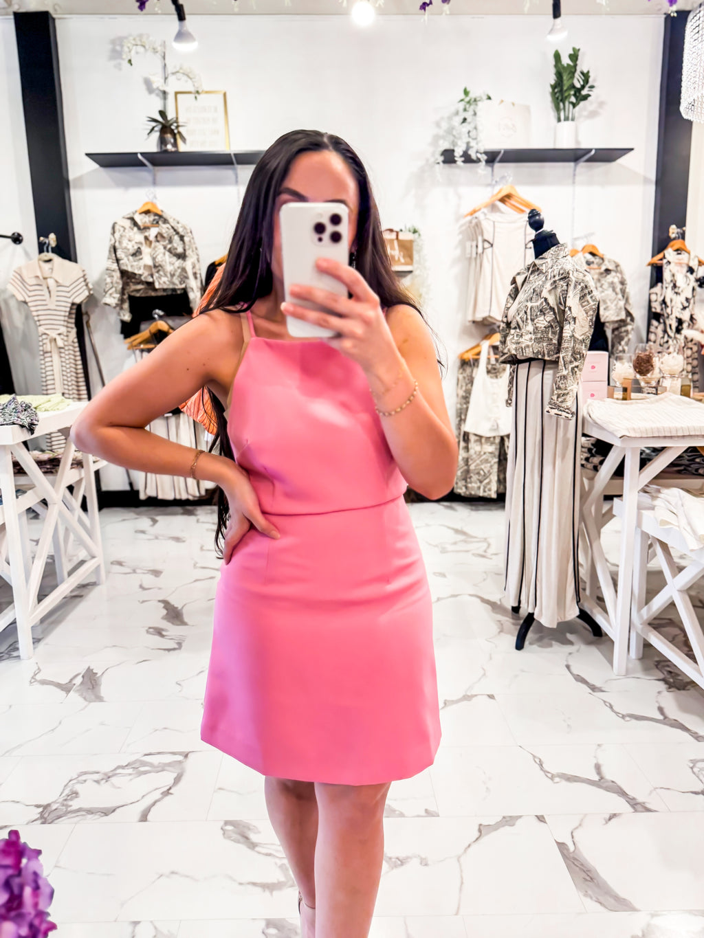 elle pink dress Buy Angel & Rocket Elle Pink Bubble Hem Satin Dress from Next USA