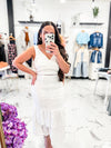 Bella V Boutique Bridal Shower White Dress