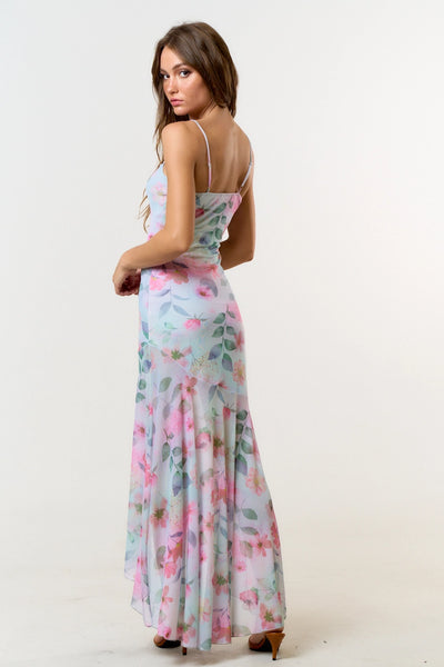 Bella V Boutique Flowy Floral Print Dresses for Women