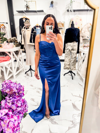 Holiday Blue Dress