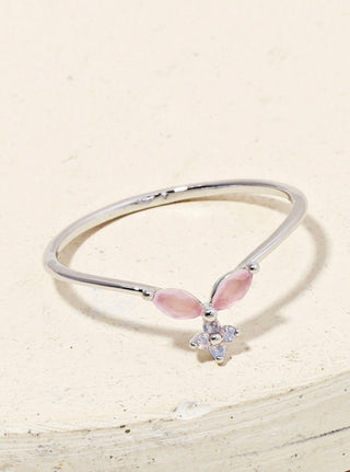 Adela Dainty Ring (Silver)