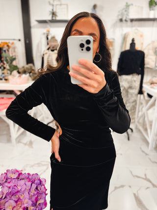 Black Holiday Dress