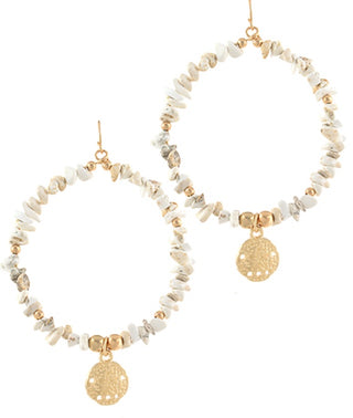 Alice Beaded Earrings (White)