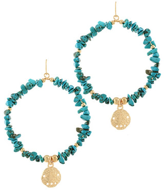 Alice Beaded Earrings (Turquoise)