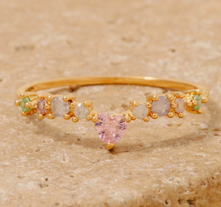 Louise Heart Ring (Gold)