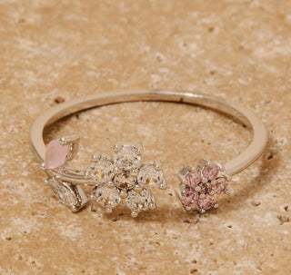 Doris Floral Ring (Silver)