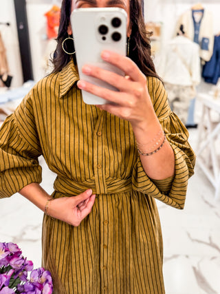 Fall Stripe Dress