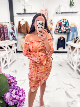 Stretchy Floral Dress