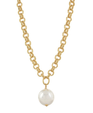 Catalina Link Chain Necklace (Gold)