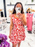 The Winner Circle Floral Mini Dress Red