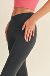 Working On Me Flare Leggings (Black)