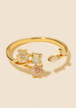 Serena Adjustable Dainty Ring (Gold)