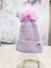 Pretty Simple Fuzzy Beanie (Lilac)