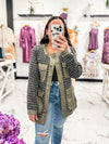 Fall Into Me Tweed Jacket (Olive)