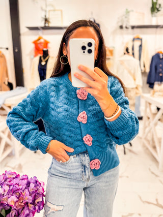 You’ll Be Alright Cardigan (Blue)