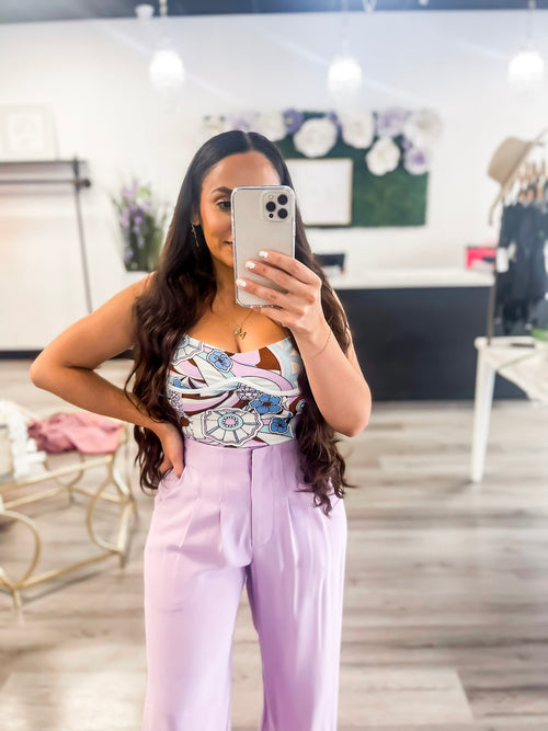 Nyla Swirl Bodysuit (Multi)