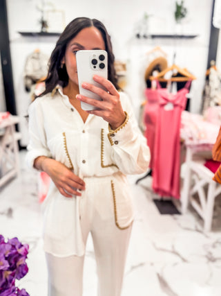 White Luxe Linen Set 