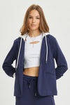 Bella V boutique Navy Knit Blazer