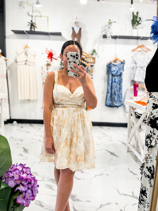 A Ray Of Sunshine Corset Dress (Yellow)