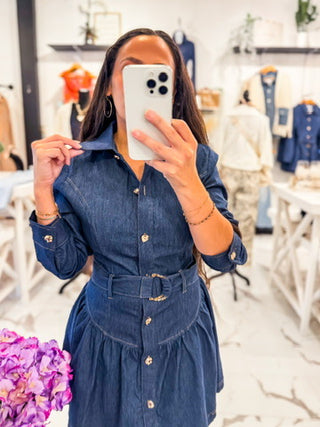 How to Style a Denim Dress for Fall