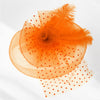 Clubhouse Fascinator (Orange)