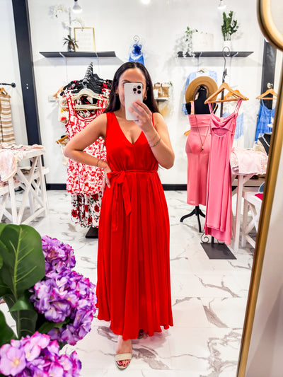 Red Dress Guest Wedding