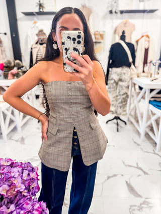 How to Layer Plaid and Denim 