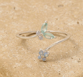 Lucy Butterfly Ring (Silver)