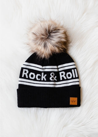 Rock & Roll Vibes Beanie (Black)