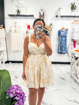 A Ray Of Sunshine Corset Dress (Yellow)