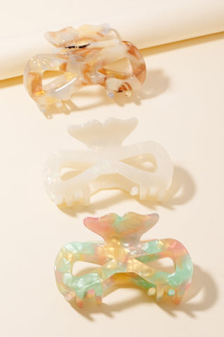 Beverly Bow Hair Claw Set