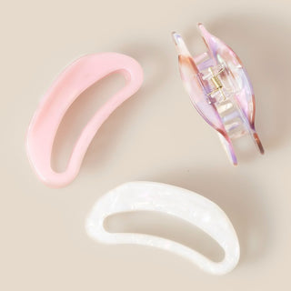 Think Pink Hair Claw Set
