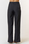 Back To Business Button Trousers (Black)