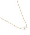 Grace Pearl Pendant Necklace (Gold)