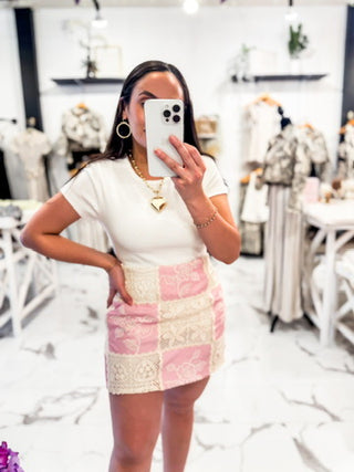 Summer Days Crochet Skirt (Red)