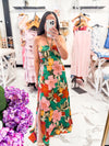 Mint Julep Halter Maxi Dress Ibiza Garden