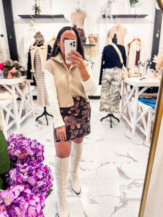 How to Style a Denim Skirt for Winter