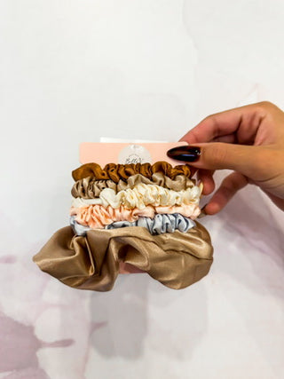 Astra Scrunchie Set (Latte)