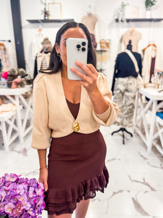 Cream and Brown Winter Outfit Ideas