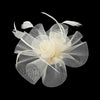 At The Race Fascinator (Ivory)