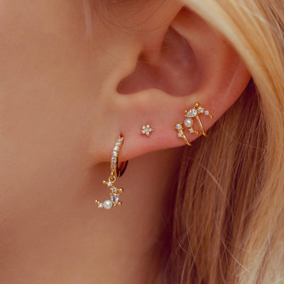 Moonlight Ear Cuff (Gold) - Girls Crew