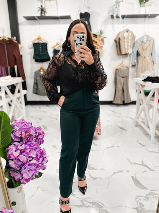 Bella V Boutique How to Style Trousers For Date Night 