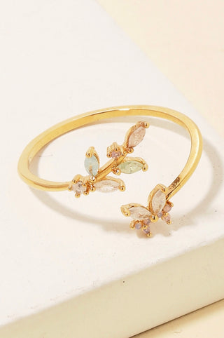 Sadie Leaf Ring (Gold)
