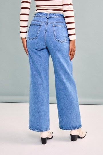 Latest And Greatest High Waisted Pants (Medium Wash)