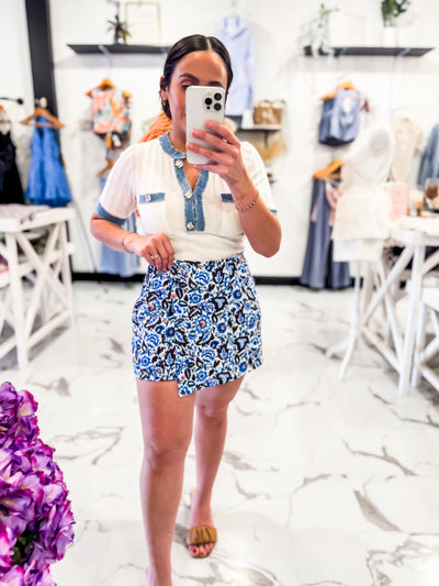 In Your Dreams Skort (Cobalt Blue)