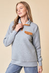 Roadtrip Essential Pullover Sweater (Grey)