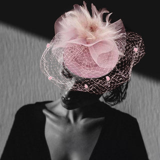 Box Seats Fascinator (Blush)