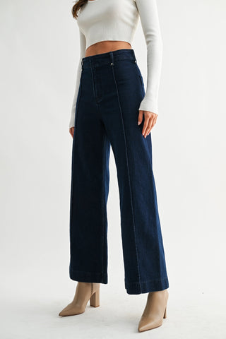 One Call Away Denim Pants (Dark Wash)
