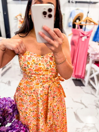 Orange Summer Dress 