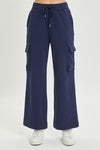 Bella V Boutique Cargo Navy Pants